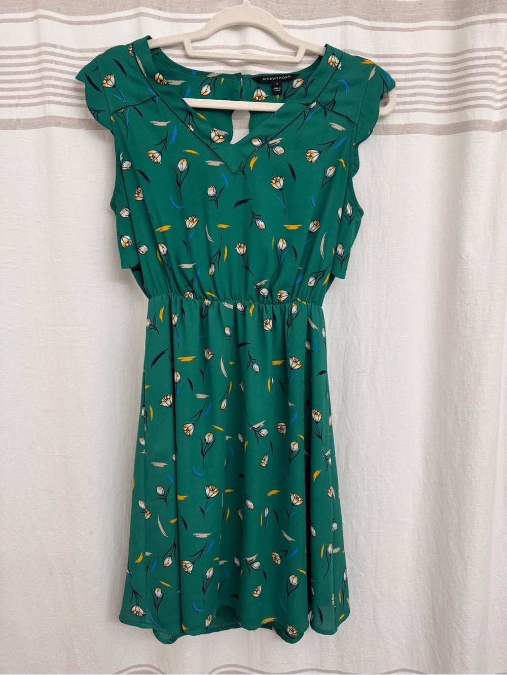 Green Floral 41 Hawthron Dress